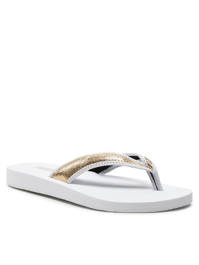 Puma Chancletas Puma Sandy Flip Metallic Shine 700511-01 Blanco