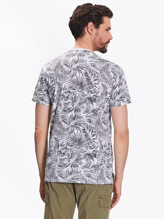 INDICODE INDICODE T-shirt Palme 40-935 Siva Regular Fit