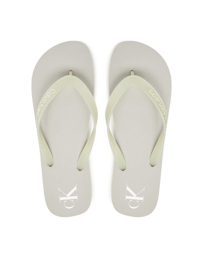 Calvin Klein Jeans В'єтнамки Calvin Klein Jeans Beach Sandal Transparent Tpu YM0YM01267 Сірий