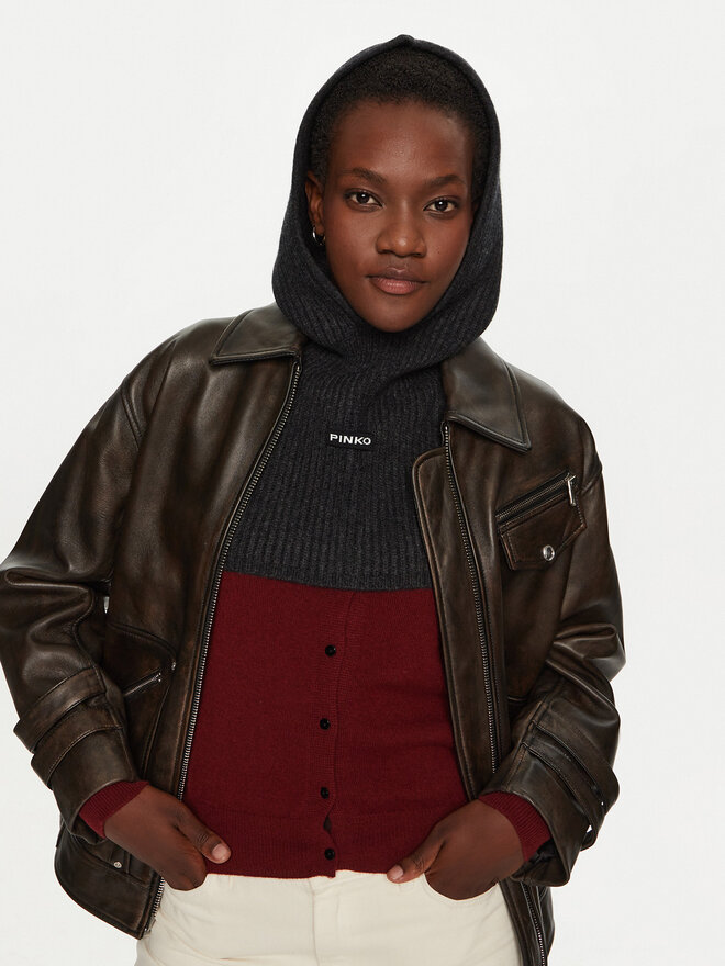 PINKO Tunelová šála Pinko Balaclava 104327 A27B Šedá