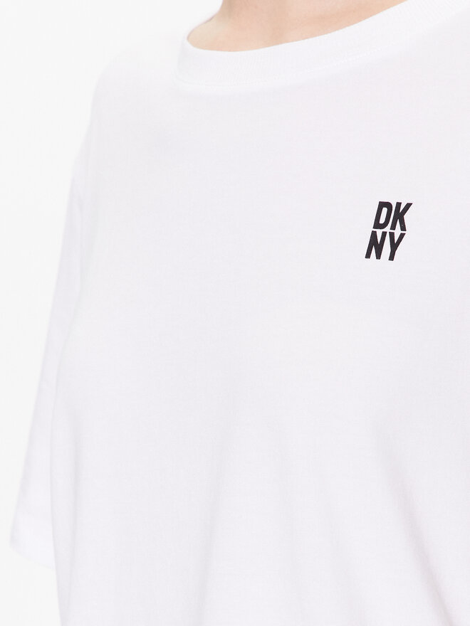 DKNY DKNY Camiseta de pijama YI2422635 Blanco Loose Fit