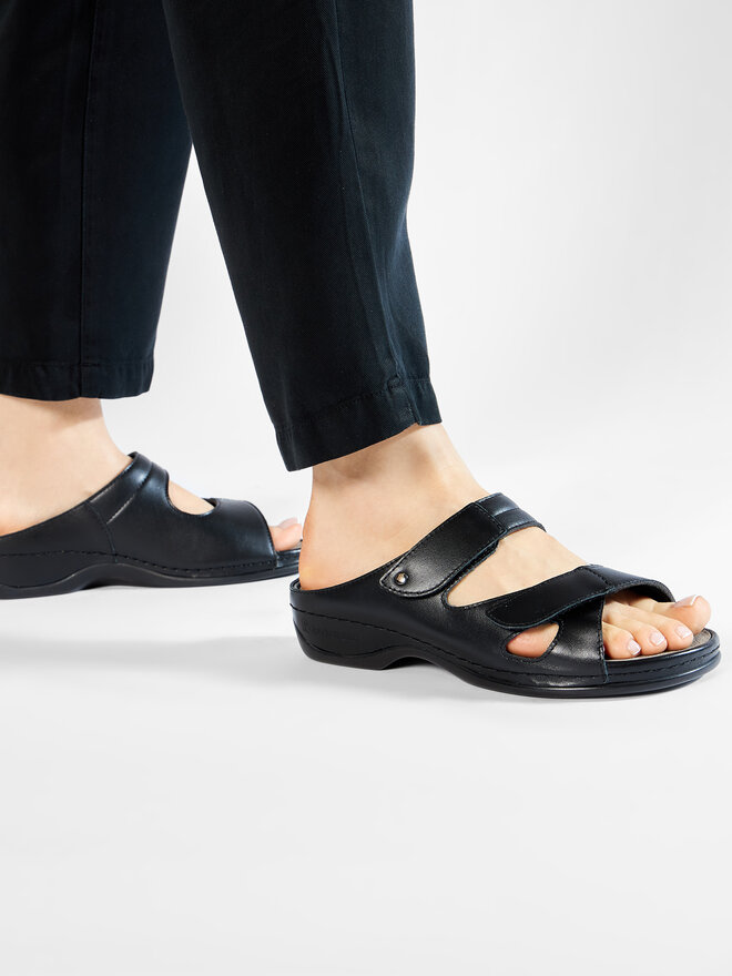 Berkemann Janna Mules voor dames, Blauw Blauw 371, 38.5 EU