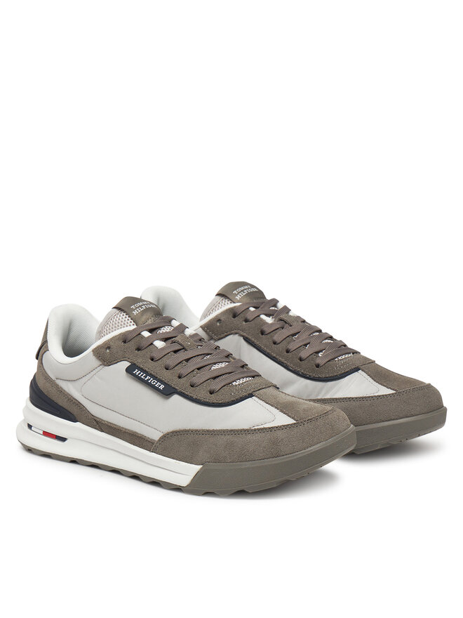 Tommy Hilfiger Sneakers Tommy Hilfiger Retro Runner Nylon Mix FM0FM05523 Beige