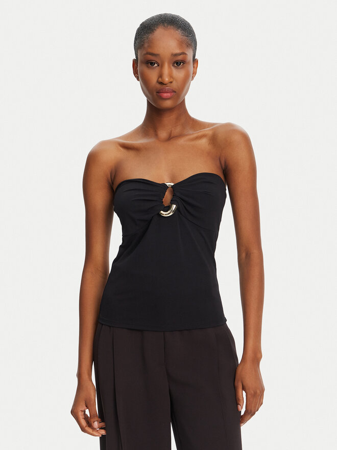 Patrizia Pepe Patrizia Pepe Топ 2M4460/J129-K103 Чорний Regular Fit