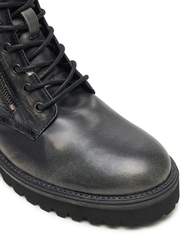 Pepe Jeans Schnürstiefeletten Pepe Jeans Durham Rub PMS50253 Schwarz