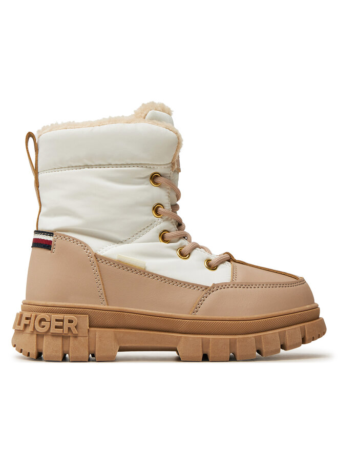 Schneeschuhe Tommy Hilfiger Fur Boot T3A5 33609 1695 M Beige eschuhe