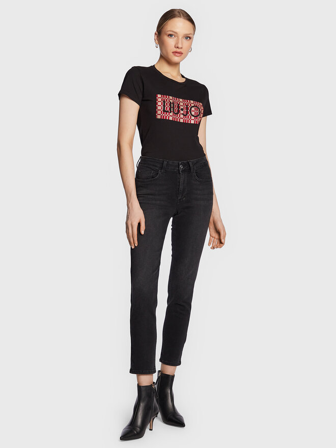Liu Jo Liu Jo Футболка WA3467 JS923 Чорний Regular Fit