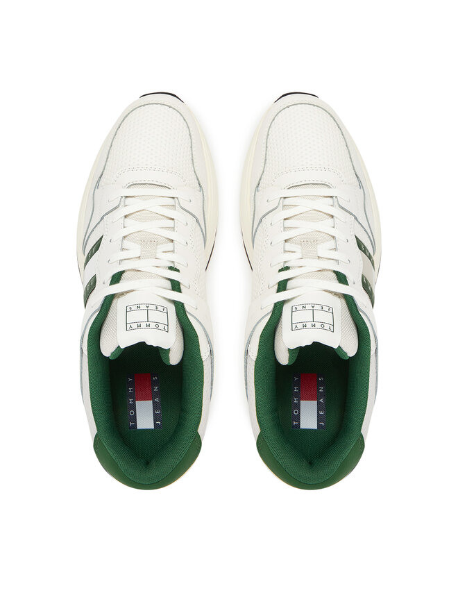 Tommy Jeans Αθλητικά Tommy Jeans Retrocasual Runner EM0EM01528 Λευκό