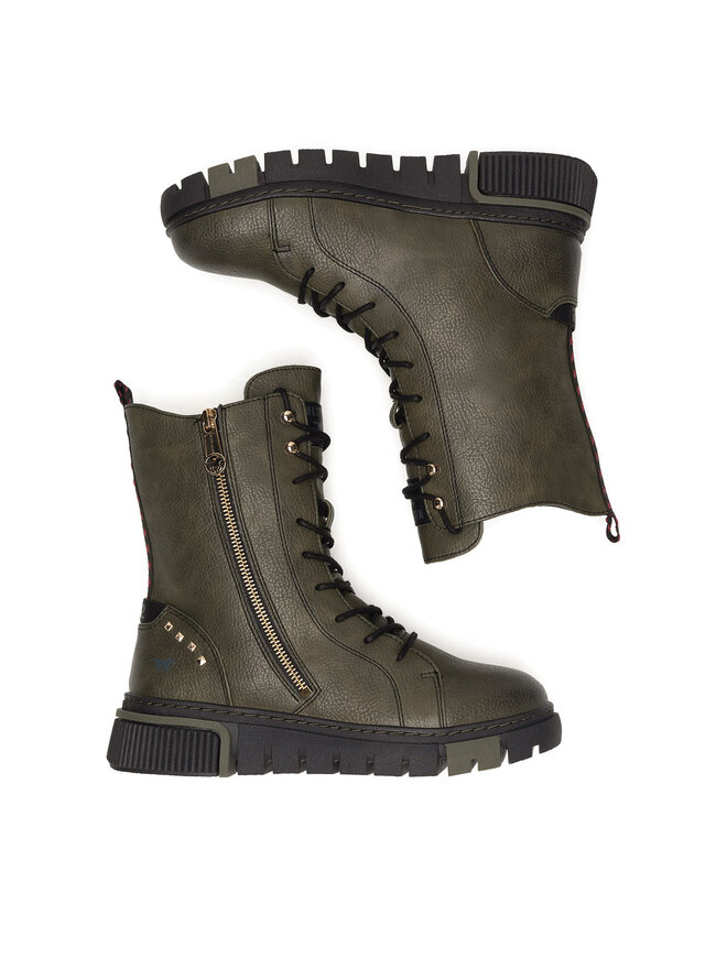 Mustang Stiefeletten Mustang 1502-502 Khakifarben