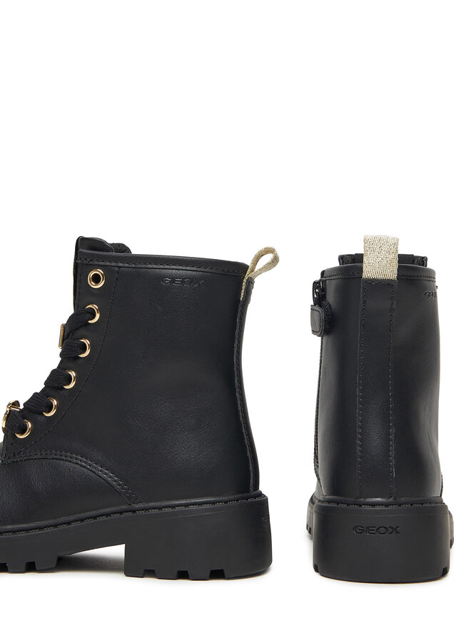 Geox Zimski škornji Geox J Casey J5620B 000BC C9999 S Črna