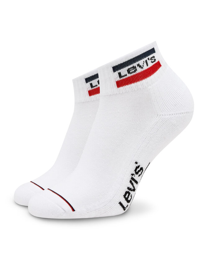 Lot de 2 paires de chaussettes hautes homme Levi s 37157 0146 Blanc chaussures