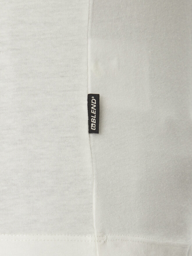 Blend Blend Camiseta 20718263 Blanco Regular Fit