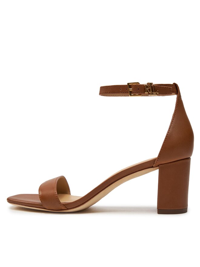 LAUREN RALPH LAUREN Sandály Lauren Ralph Lauren 802927949002 Hnědá