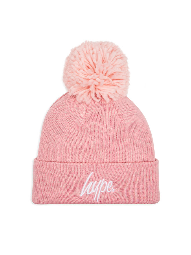 HYPE Σκούφος HYPE Bobble Script YVLR-714 Ροζ