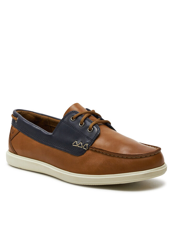 Clarks Polobotky Clarks Bratton Boat 26176097 Hnědá