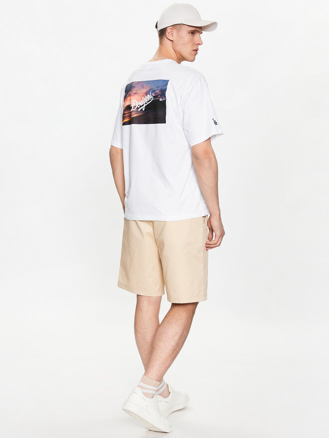 Champion Champion Marškinėliai 218923 Balta Relaxed Fit