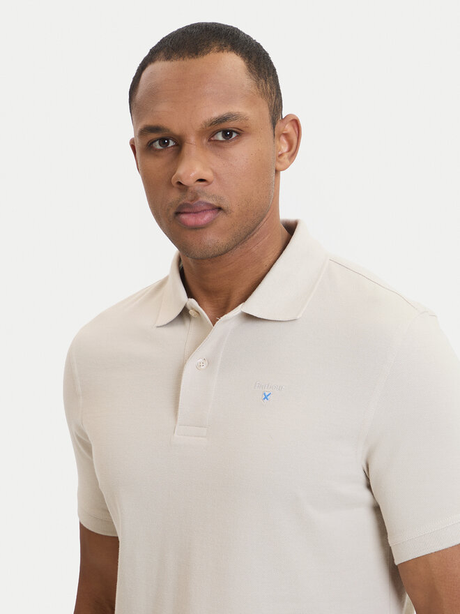 Barbour Barbour Poloshirt Original Sports MML0358BE12 Beige Regular Fit