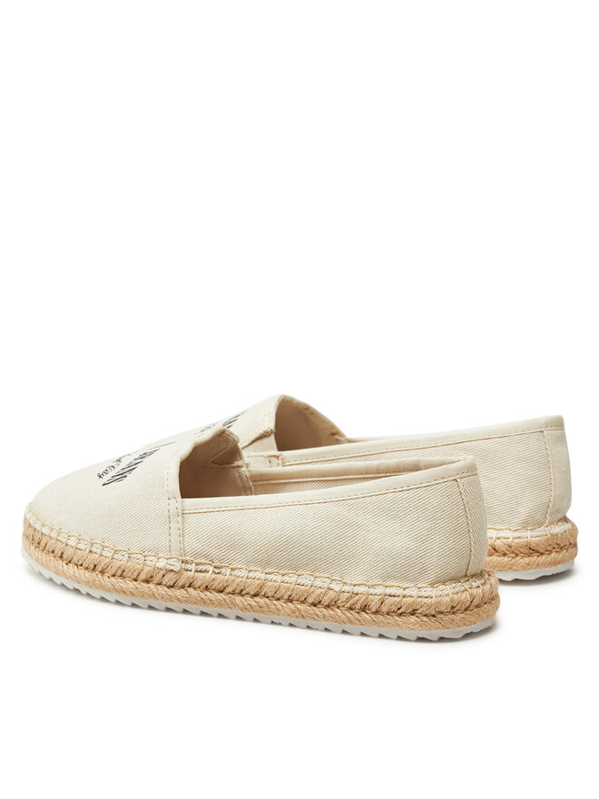 Tommy Jeans Еспадрили Tommy Jeans Tjw Varsity Espadrille EN0EN02470 Бежов