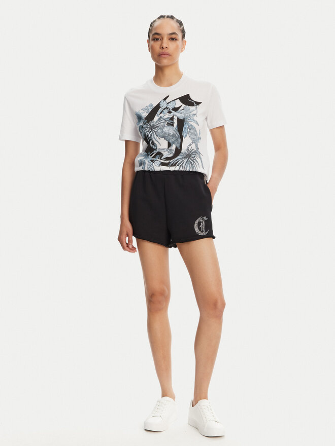 Just Cavalli Just Cavalli Camiseta 78PAHT04 Blanco Regular Fit