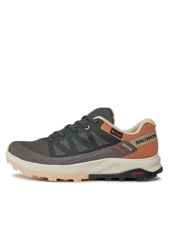 Salomon Παπούτσια πεζοπορίας Salomon Outrise Gtx W L47219100 Γκρι