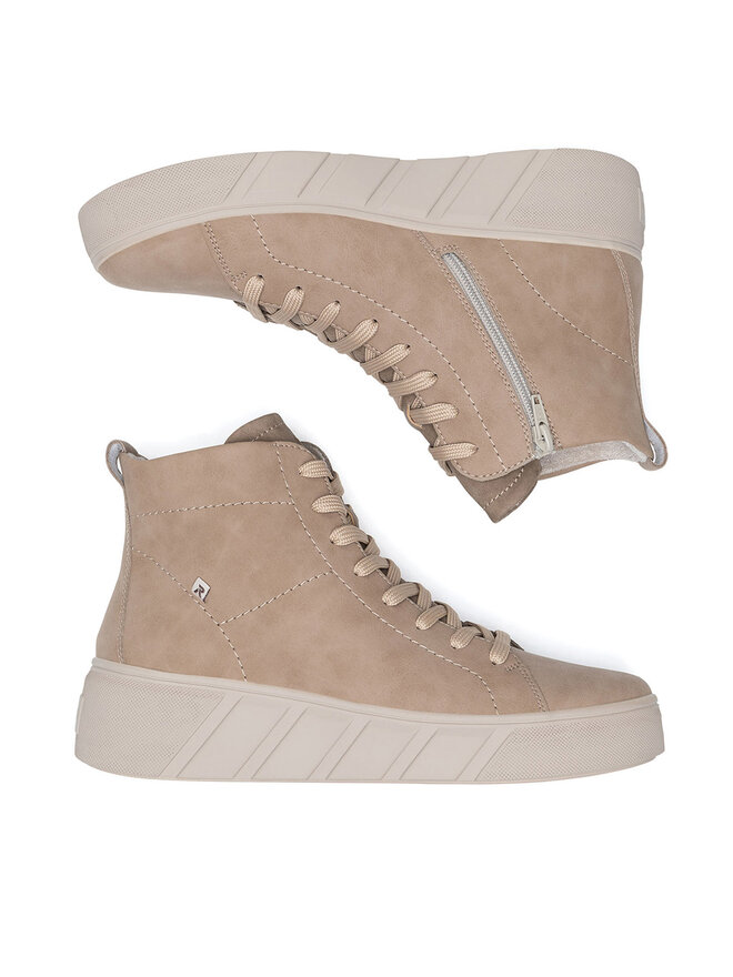 Rieker Revolution Lifestyle Botki Rieker Revolution Lifestyle W0561-20 Beżowy