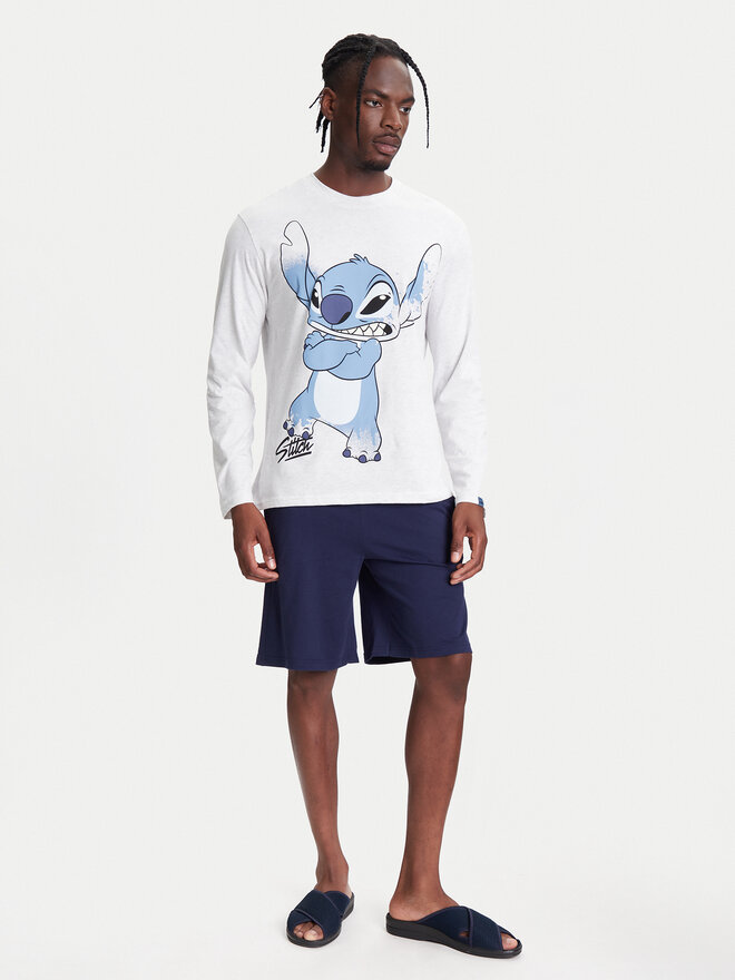 United Colors Of Benetton United Colors Of Benetton Camiseta de pijama 3VR54M01X Gris Regular Fit