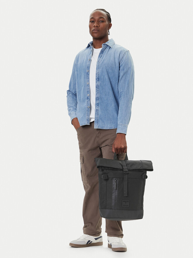 Strellson Hátizsák Strellson Northwood Rs Rolltop Backpack 14″ 4010003304 Fekete