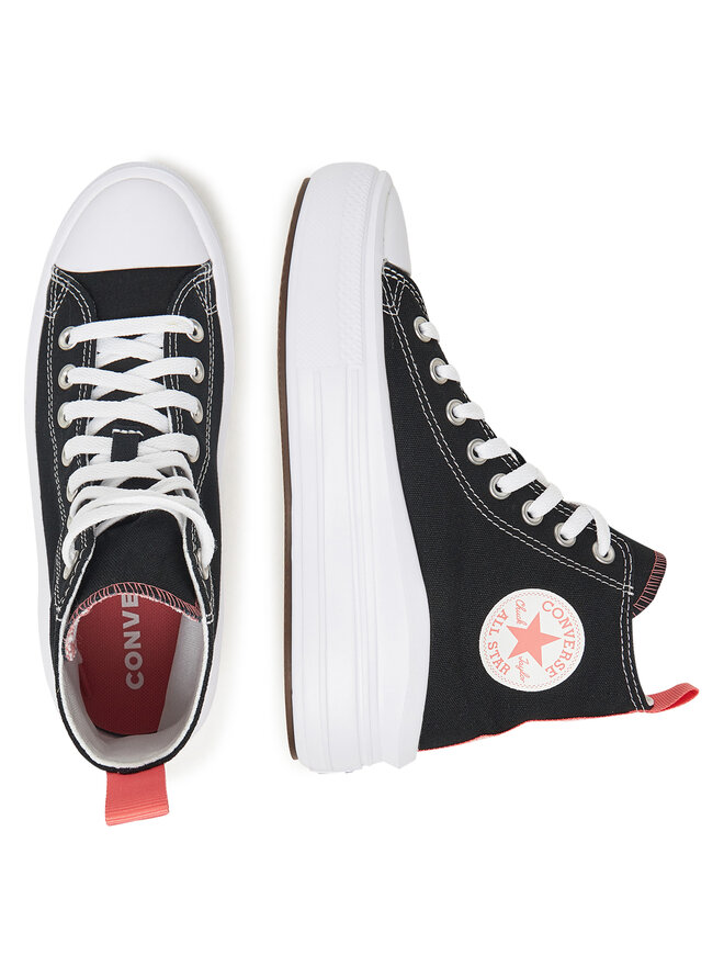 Converse Trampki Converse CHUCK TAYLOR ALL STAR MOVE PLATFORM 271716C Czarny