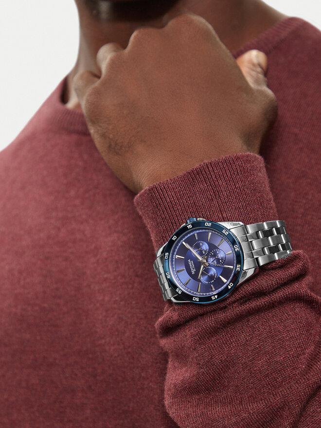 Sekonda Zegarek Sekonda 1391 Granatowy