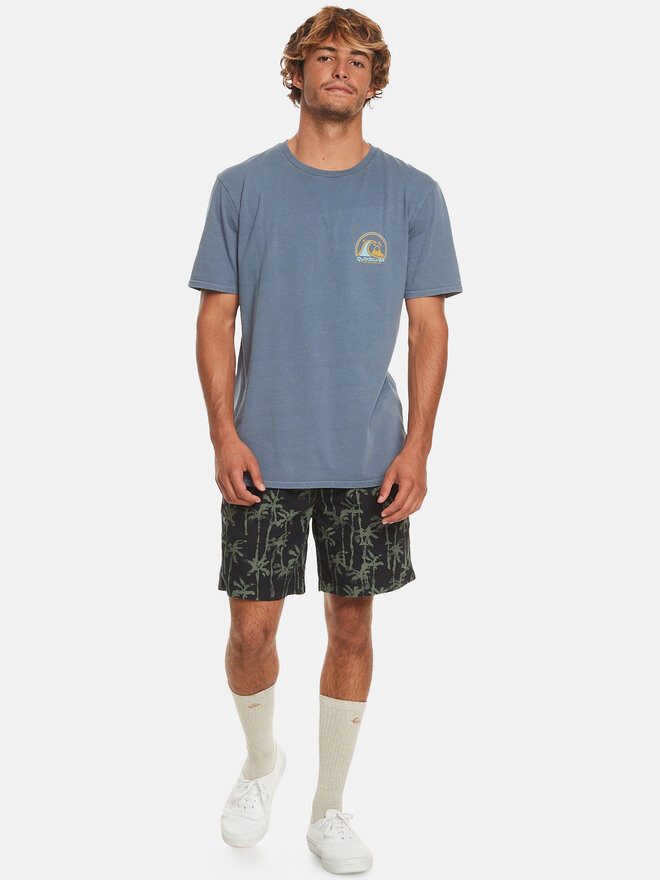Quiksilver Quiksilver Camiseta Cleancircle Tees EQYZT07491 Azul Regular Fit