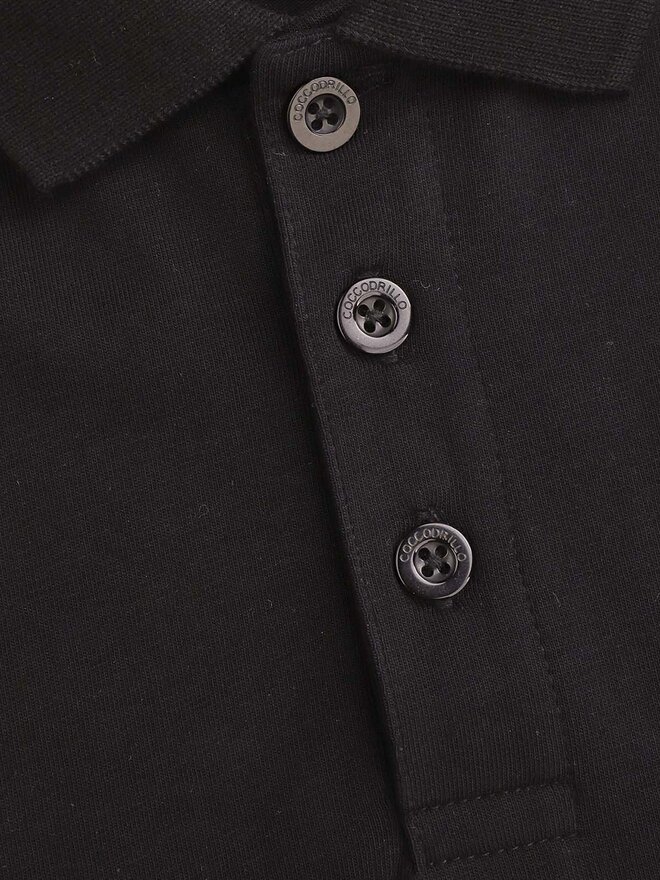 Coccodrillo Coccodrillo Polo WC5143601VBB Negro Regular Fit