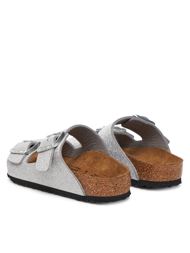 Birkenstock Klapki Birkenstock Arizona Kids 1030477 Srebrny