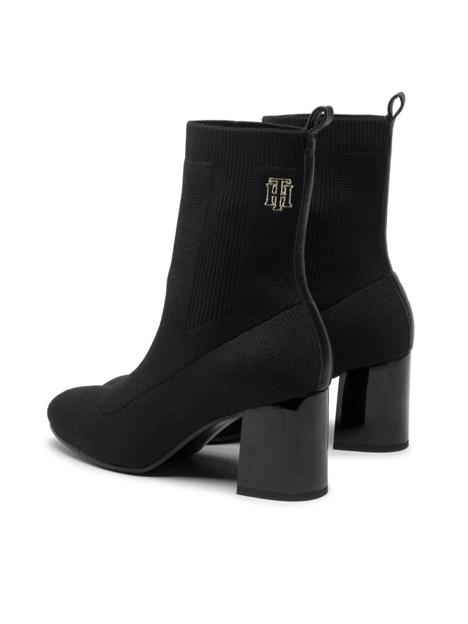 Sock heeled boots tommy hilfiger discount