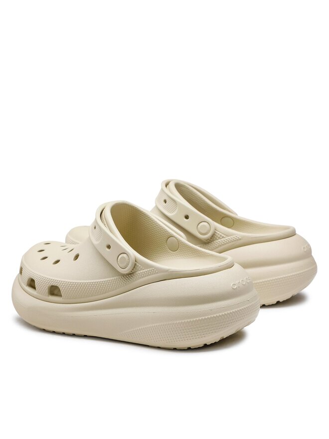 Crocs Pantoletten Crocs Classic Crush Clog 207521 Beige