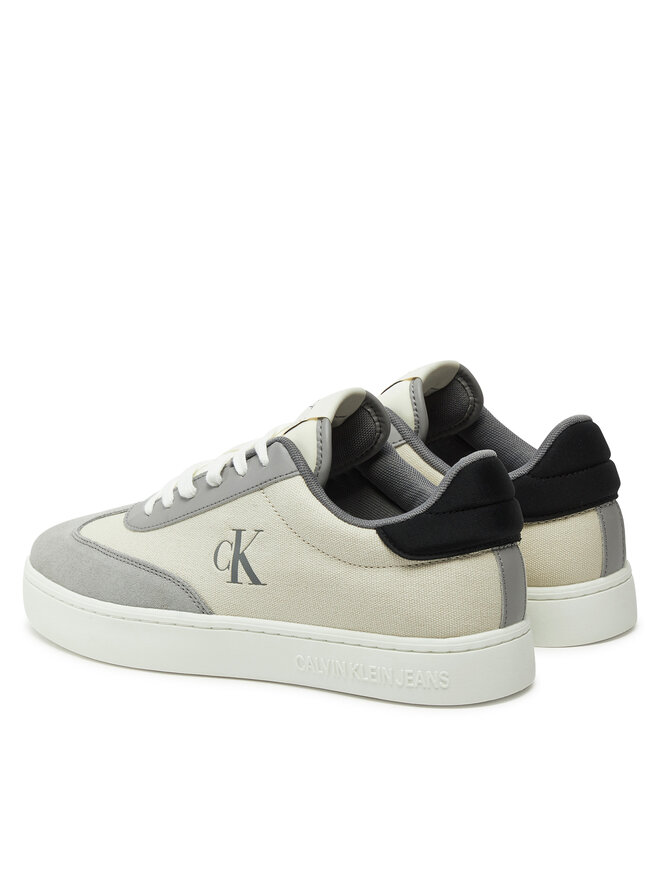 Calvin Klein Jeans Sneakers Calvin Klein Jeans Classic Cupsole Low Mix Mg YM0YM01169 Écru