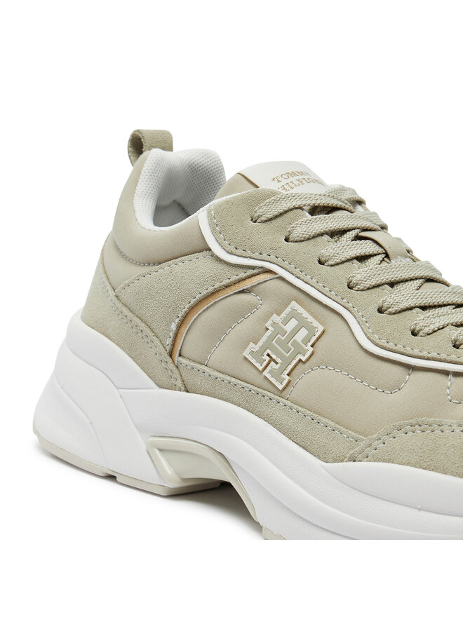 Tommy Hilfiger Sneakers Tommy Hilfiger Chunky Runner Ventile FW0FW08036 Beige