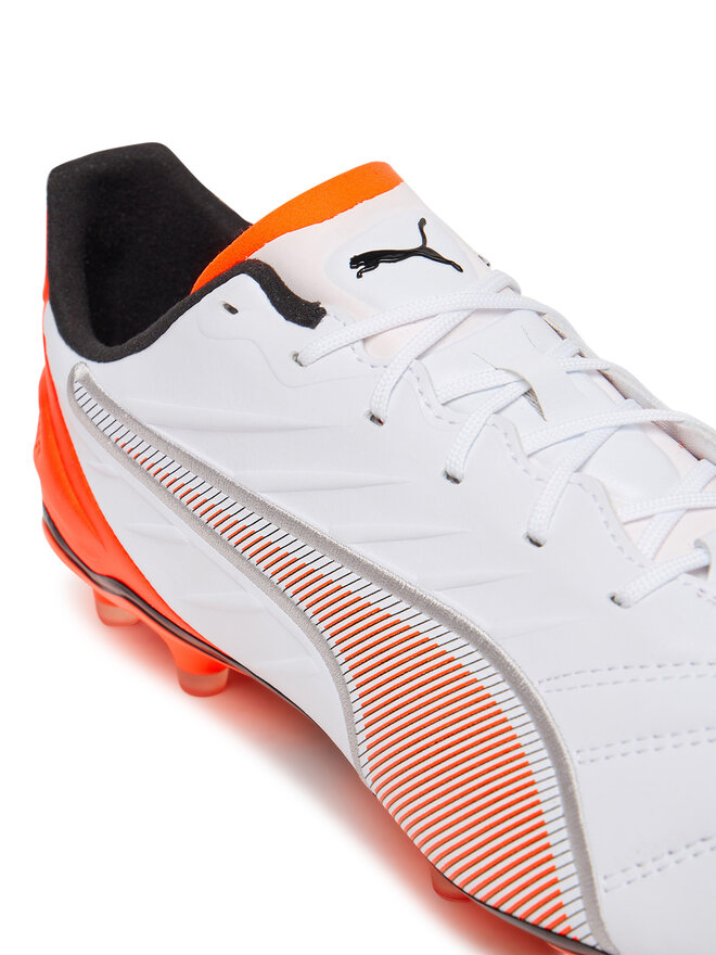 Puma Ποδοσφαιρικά Παπούτσια Puma King Pro Fg/Ag 108828 01 Λευκό