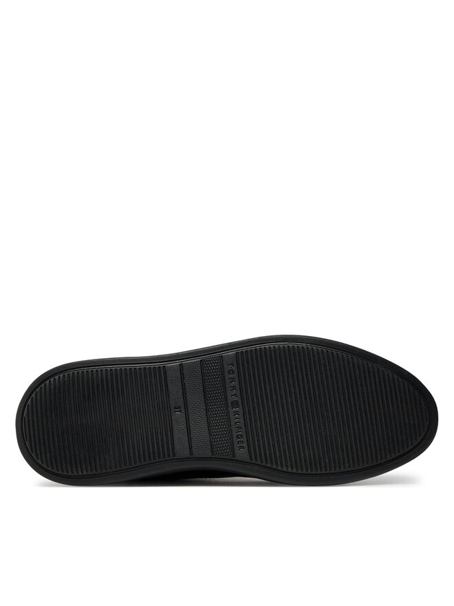 Tommy Hilfiger Botines Tommy Hilfiger Sporty Leather Flat Boot FW0FW07799 Negro