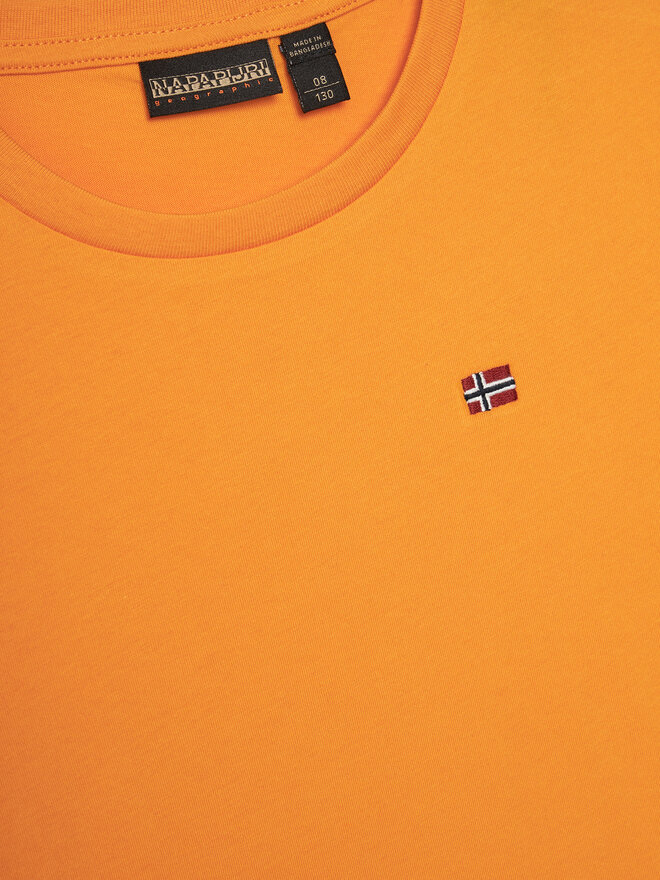 Napapijri Napapijri Camiseta Salis SS 2 NP0A4GEHA701 D Naranja Regular Fit