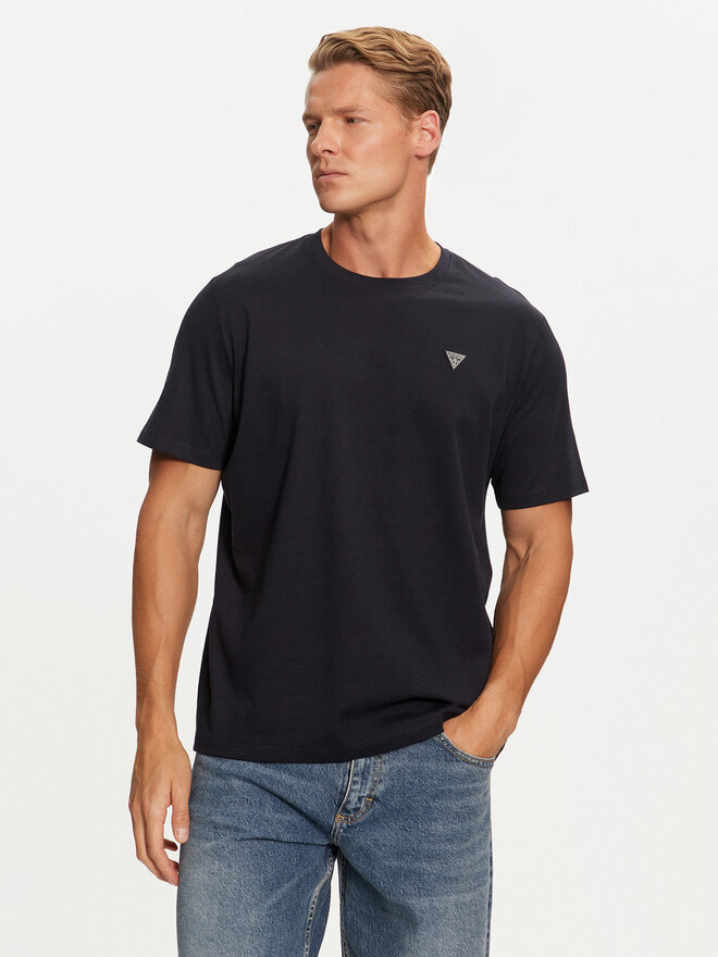 Guess Guess Póló M4YI0A KCCM1 Sötétkék Regular Fit