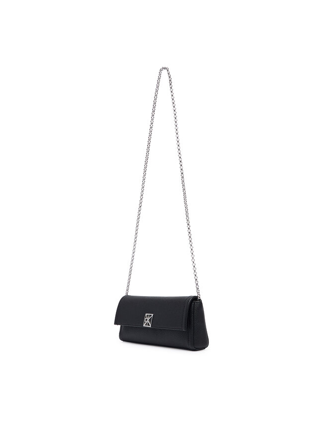 Calvin Klein Handtasche Calvin Klein Emblem Hw Pebble Clutch LV04F3740G Schwarz
