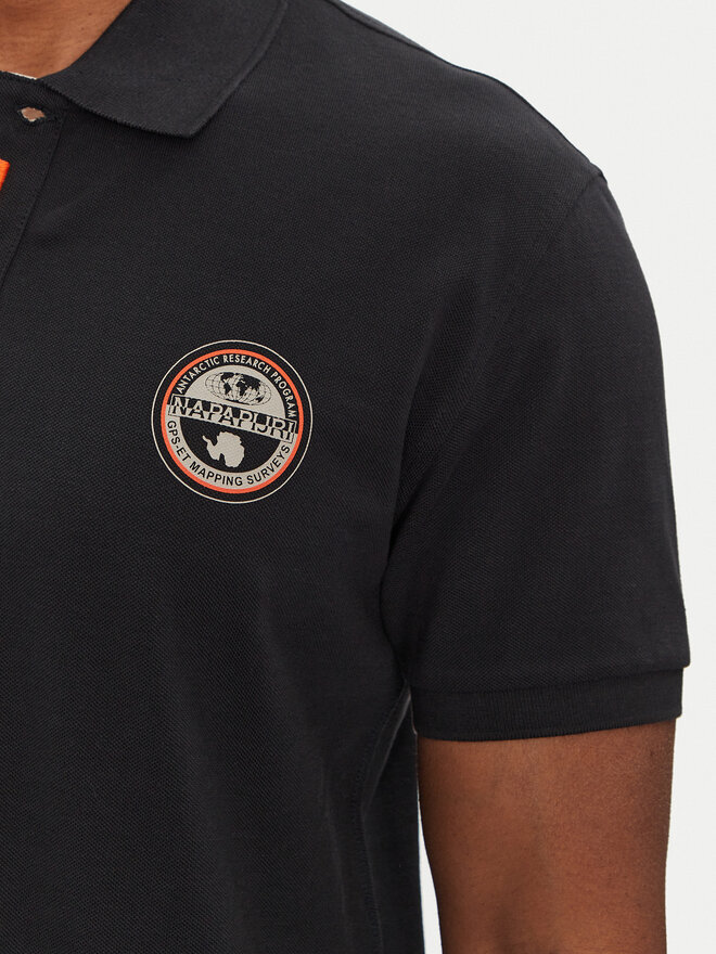 Napapijri Napapijri Polo E-Clanis NP0A4ID39411 Μαύρο Regular Fit