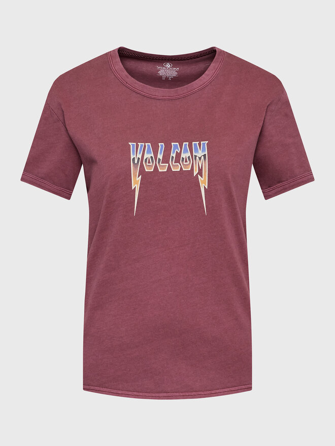 Volcom Volcom Camiseta Truly Ringer B3512307 Guinda/burdeos Regular Fit
