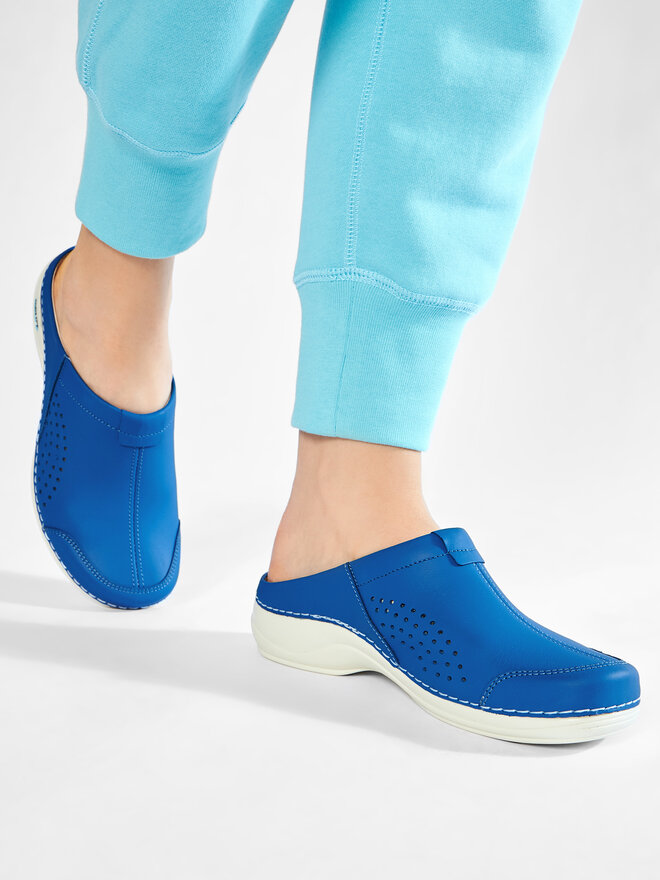 Nursing Care Pantoletten Nursing Care Venezia WG3A07 Blau