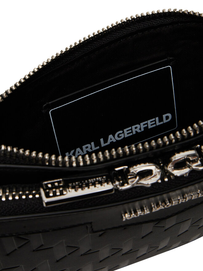 KARL LAGERFELD Torbica oko struka KARL LAGERFELD A1M30004 Crna