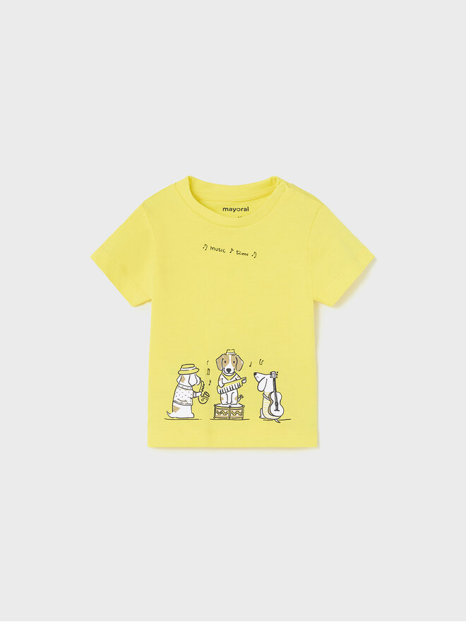 Mayoral Mayoral Camiseta 1017 Amarillo Regular Fit