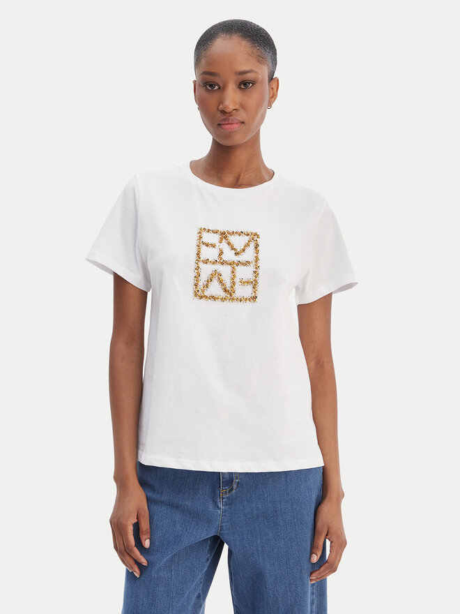 Marella Marella T-Shirt Emme by Marella Tema 2615971031 Weiß Regular Fit