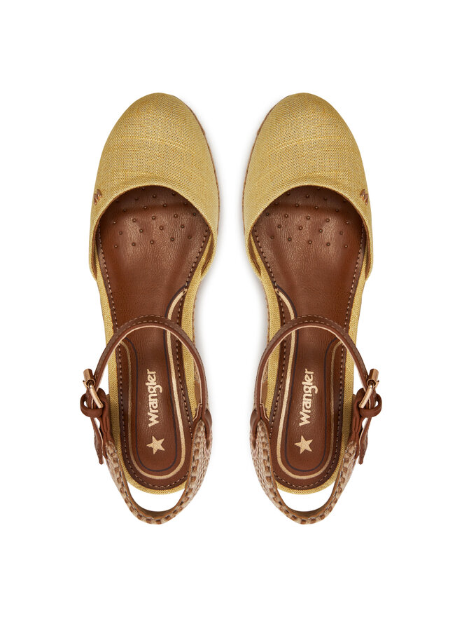 Wrangler Espadryle Wrangler Bela Women Semi Wedge 20241055.85A Żółty