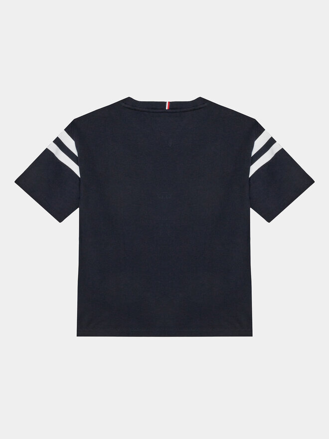 Tommy Hilfiger Tommy Hilfiger Majica Varsity KB0KB08678 D Mornarsko modra Regular Fit