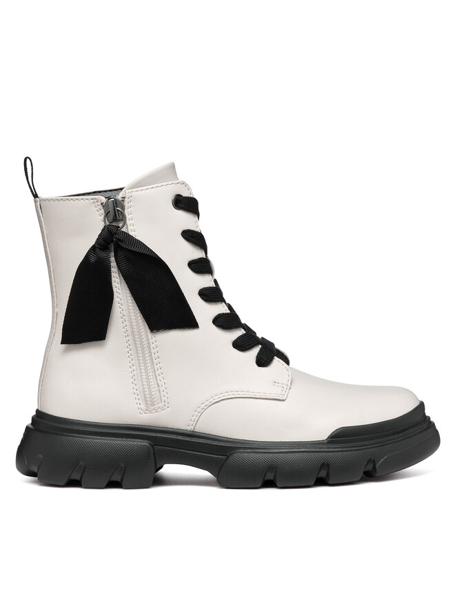 Geox Ботуши Geox J Junette Girl J36HVG 000BC C1M9B M Екрю